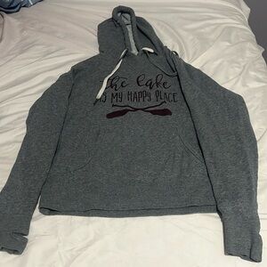 “The lake is my happy place” small sweatshirt. Worn very few times.